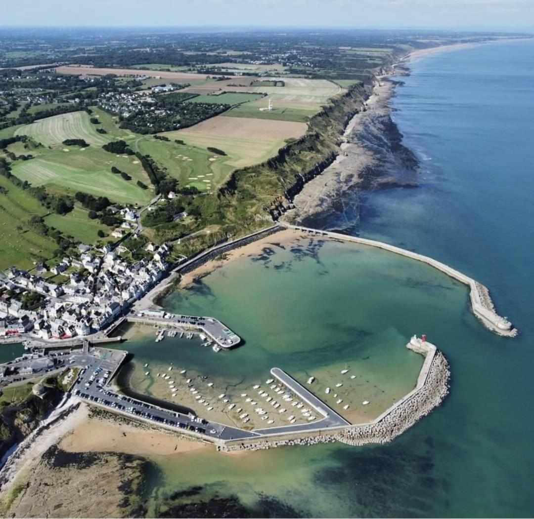Cote Cottage Apt 3 Chambres Bien Equipee Vue Imprenable Sur Port Et Mer Etreham Exterior foto